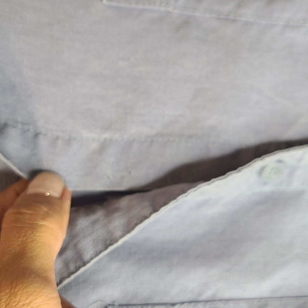Cloth & Stone blue button down shirt medium - Picture 4 of 12